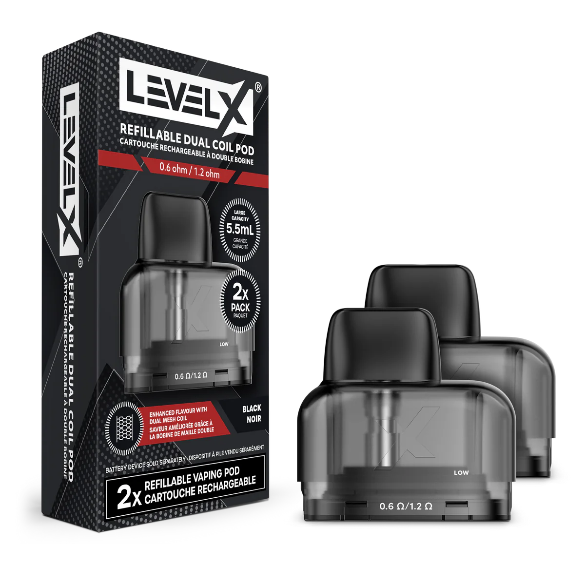 Level X Refillable Pod